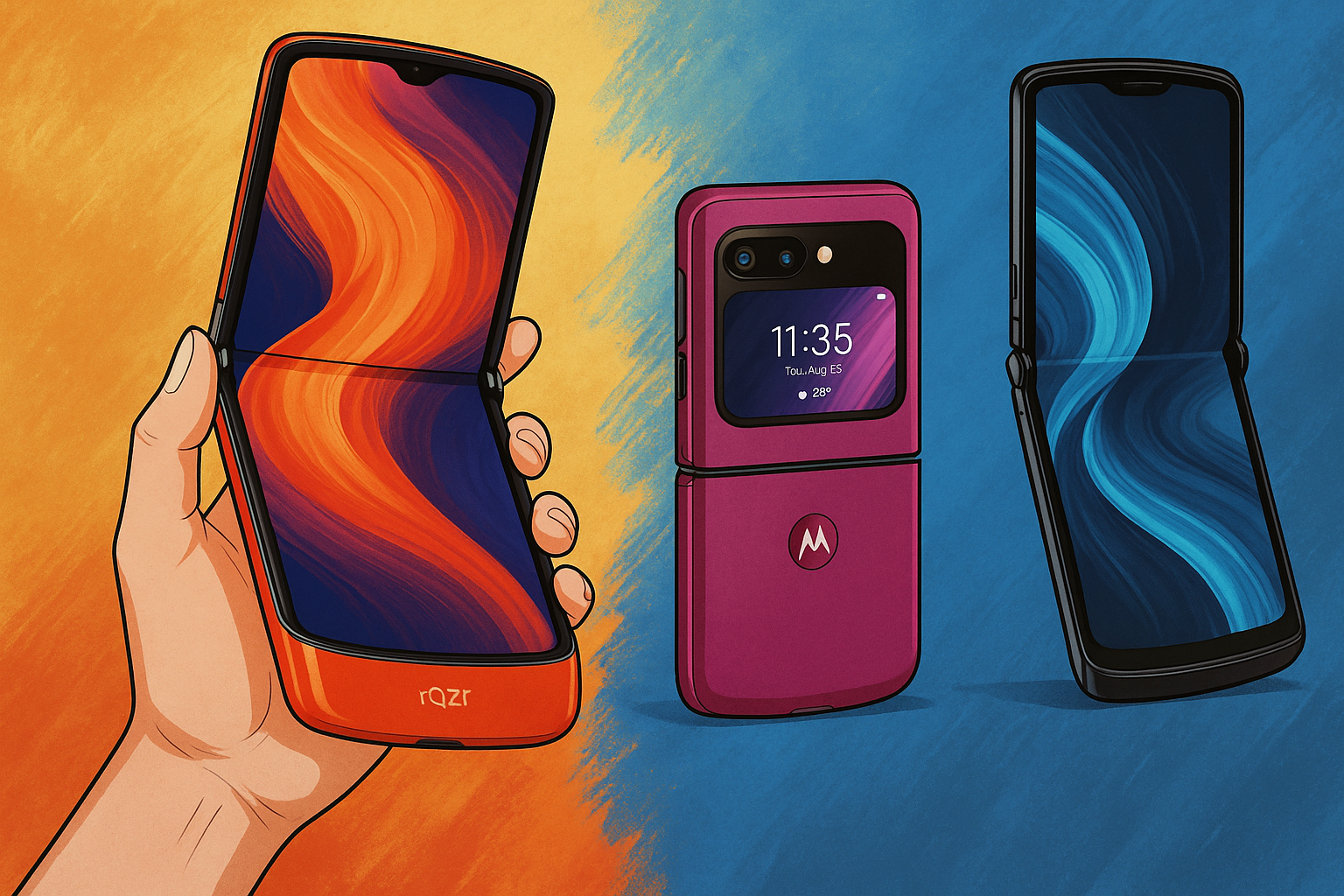 Motorola здивувала користувачів новою лінійкою складних Razr