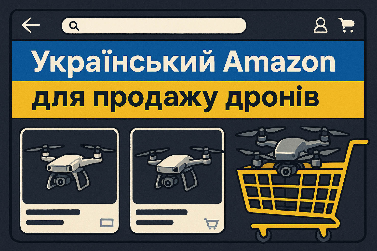 В Україні запустили «бойовий» маркетплейс у стилі Amazon